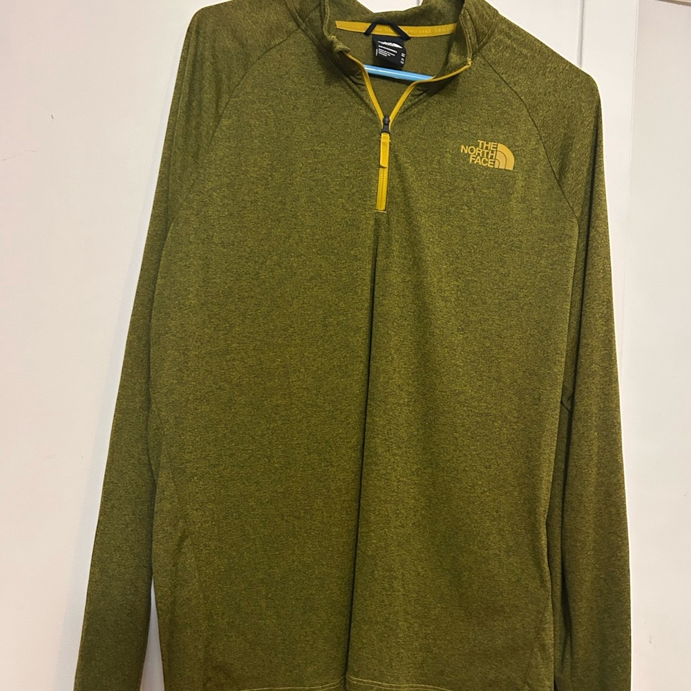 The North Face Olive Green Pullover long sleeve XL